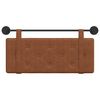 vidaXL Z&aacute;věsn&aacute; čeln&iacute; deska N&aacute;stěnn&yacute; Hněd&aacute; 100 cm Antick&yacute; PU