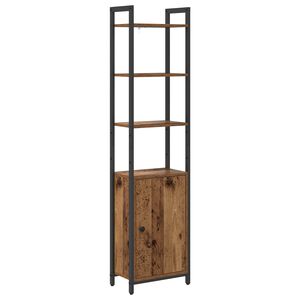 vidaXL Knihovna 6 &uacute;rovn&iacute; 40 x 24 x 161 cm Kompozitn&iacute; dřevo Star&eacute; dřevo