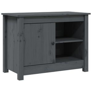 vidaXL TV skř&iacute;ňka &scaron;ed&aacute; 70 x 36,5 x 52 cm masivn&iacute; borov&eacute; dřevo