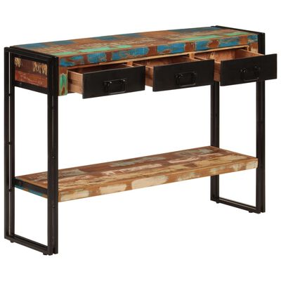 vidaXL Konzolový stolek 110 x 30 x 76 cm masivní recyklované dřevo