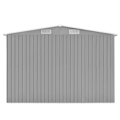 vidaXL Zahradní domek 257 x 580 x 181 cm kovový šedý