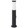 vidaXL Sloupkov&eacute; sv&iacute;tidlo se z&aacute;suvkou 50 cm nerezov&aacute; ocel IP44