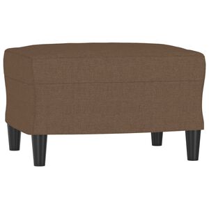 vidaXL Podnožka hněd&aacute; 60 x 50 x 41 cm textil