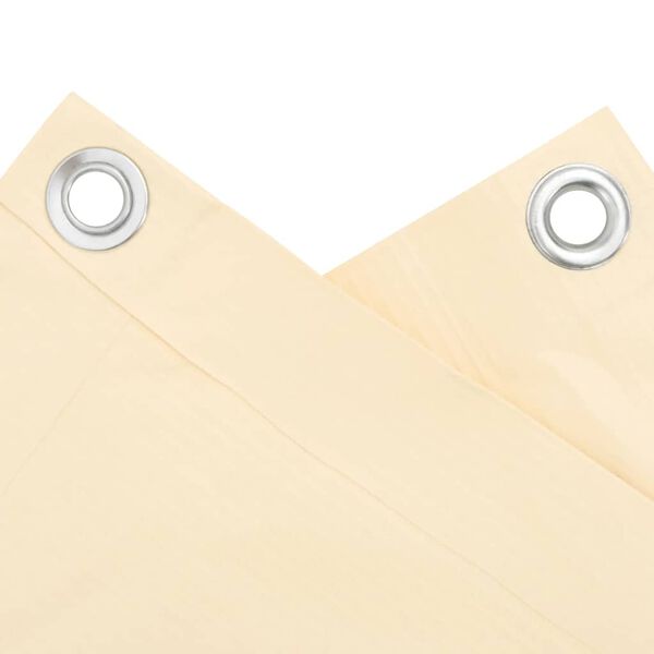 vidaXL Balkonov&aacute; z&aacute;stěna kr&eacute;mov&aacute; 300 x 90 cm PVC