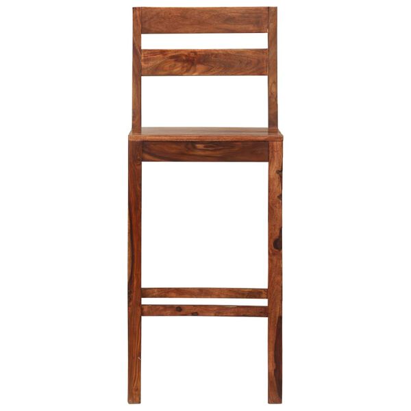 vidaXL Barov&eacute; židle 2 ks hněd&eacute; masivn&iacute; sheeshamov&eacute; dřevo