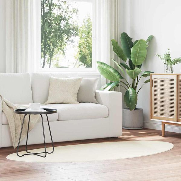 vidaXL Kusov&eacute; koberce HUARTE Kr&eacute;mov&aacute; 80 x 150 cm Polyester