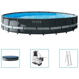 Intex R&aacute;mov&yacute; baz&eacute;n Ultra XTR s př&iacute;slu&scaron;enstv&iacute;m kulat&yacute; 610 x 122 cm