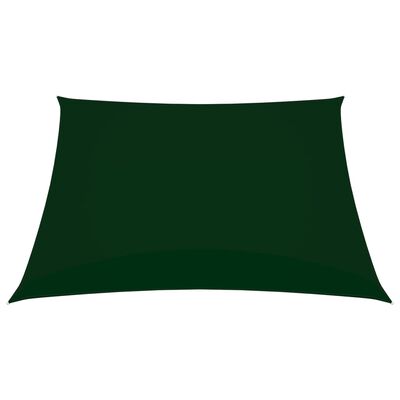 vidaXL Stínící plachta oxfordská látka čtvercová 3,6x3,6m tmavě zelená