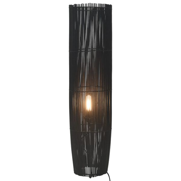 vidaXL Stojac&iacute; lampa vrba čern&aacute; 72 cm E27
