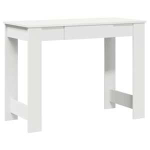 vidaXL Psac&iacute; stůl b&iacute;l&yacute; 100x45x75 cm dřevotř&iacute;ska