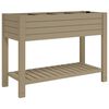 vidaXL Zahradn&iacute; vyv&yacute;&scaron;en&yacute; z&aacute;hon světle hněd&yacute; 110x45x79 cm polypropylen