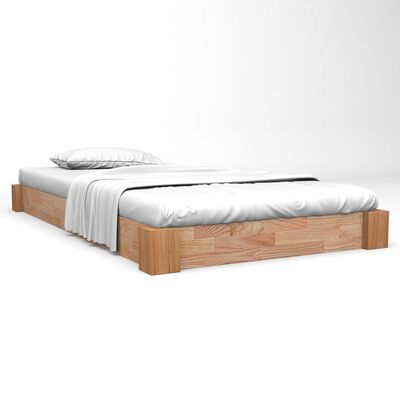 vidaXL Rám postele masivní dubové dřevo 140 x 200 cm