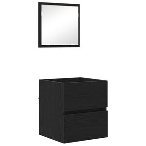 vidaXL Koupelnov&aacute; skř&iacute;ň Čern&yacute; dub 41 x 38,5 x 45 cm kompozitn&iacute; dřevo
