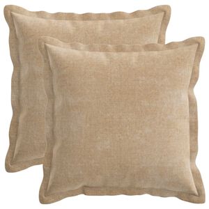 vidaXL Povlak na pol&scaron;t&aacute;ř 2 ks HOUTEN Taupe 30 x 30 cm