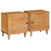 vidaXL Nočn&iacute; skř&iacute;ňka 2 pcs Světle hněd&aacute; 80 x 50 x 40 cm