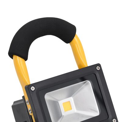vidaXL Dobíjecí LED reflektor s rukojetí 30 W teplé bílé světlo