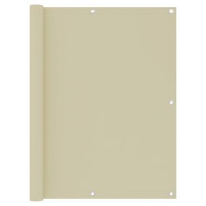 vidaXL Balk&oacute;nov&aacute; z&aacute;stěna kr&eacute;mov&aacute; 120 x 600 cm oxfordsk&aacute; l&aacute;tka