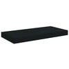 vidaXL Plovouc&iacute; n&aacute;stěnn&aacute; police čern&aacute; 50 x 23,5 x 3,8 cm MDF