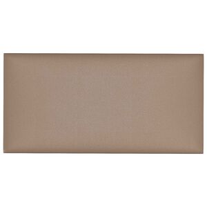 vidaXL N&aacute;stěnn&yacute; čeln&iacute;k 12 ks 30 x 15 cm Cappuccino textil