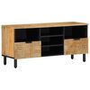 vidaXL TV skř&iacute;ňka hněd&aacute; 100x33x46 cm Masivn&iacute; dřevo Mango