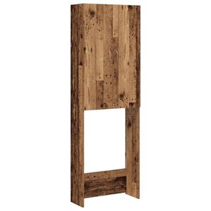 vidaXL Skř&iacute;ňka nad pračku old wood 64 x 25,5 x 190 cm