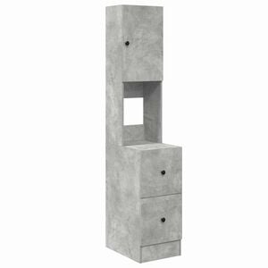 vidaXL Kuchyňsk&aacute; skř&iacute;ň s polic&iacute; &Scaron;ed&aacute; 35 x 50 x 180 cm kompozitn&iacute; dřevo