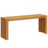 vidaXL lavice Př&iacute;rodn&iacute; olej 110 x 30 x 45 cm Pevn&eacute; teakov&eacute; dřevo