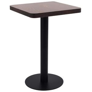 vidaXL Bistro stolek tmavě hněd&yacute; 50 x 50 cm MDF