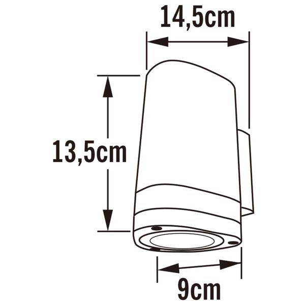 KONSTSMIDE N&aacute;stěnn&eacute; sv&iacute;tidlo Modena matn&eacute; čern&eacute;