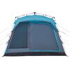 vidaXL Rodinný stan kabinový pro 7 osob modrý rychloupínací