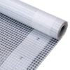 vidaXL Kryc&iacute; plachta b&iacute;l&aacute; 2 x 6 m 260 g/m&sup2;
