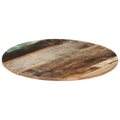 vidaXL Kulatá stolní deska 70 cm 15–16 mm masivní recyklované dřevo