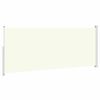 vidaXL Zatahovací boční markýza 200 x 500 cm krémová