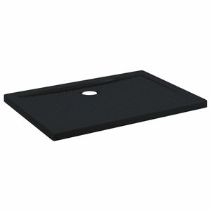 vidaXL Sprchov&yacute; z&aacute;kladn&iacute; t&aacute;c s tečkami 100 x 70 x 4 cm ABS Čern&aacute;