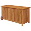 vidaXL Zahradn&iacute; &uacute;ložn&yacute; box s kolečky 113 x 50 x 58 cm masivn&iacute; ak&aacute;cie
