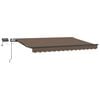 vidaXL Stahovac&iacute; mark&yacute;za Taupe 600 &times; 300 cm L&aacute;tka a hlin&iacute;k