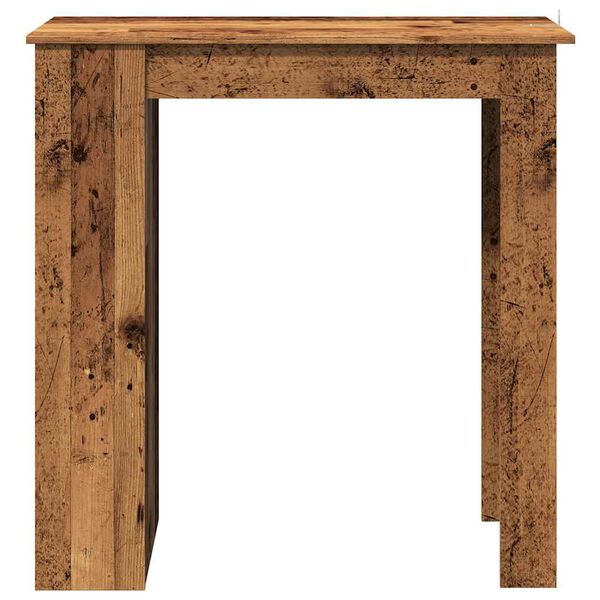 vidaXL Barov&yacute; stůl s reg&aacute;lem old wood 102x50x103,5 cm kompozitn&iacute; dřevo