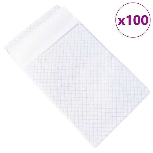 vidaXL Tréninková podložka pro mazlíčky 100 pcs 120 x 80 cm