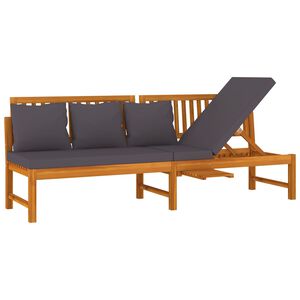 vidaxL V&aacute;lenda s &scaron;edou podu&scaron;kou 200 x 60 x 75 cm masivn&iacute; ak&aacute;cie
