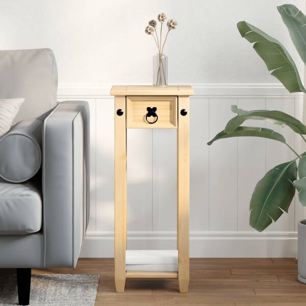 vidaXL Stojan na rostliny Corona 30 x 30 x 73 cm masivní borové dřevo