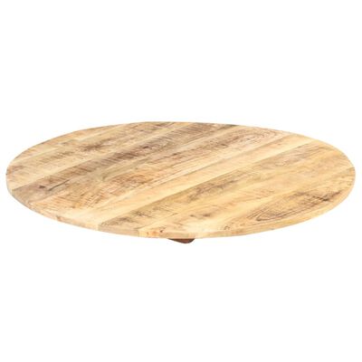 vidaXL Stolní deska masivní mangovníkové dřevo kulatá 15–16 mm 60 cm
