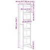 vidaXL Knihovna Star&eacute; dřevo 80 x 30 x 155 cm kompozitn&iacute; dřevo