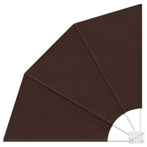 vidaXL Z&aacute;stěna na balkon 160 x 160 cm Polyester Hněd&aacute;