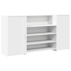 vidaXL Recepčn&iacute; stůl b&iacute;l&yacute; 200 x 50 x 103,5 cm, z uměl&eacute;ho dřeva