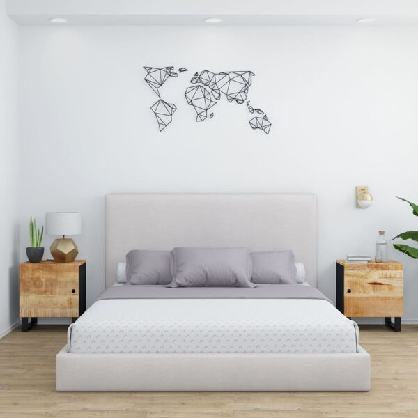 vidaXL Nočn&iacute; stolky 2 ks 40 x 33 x 46 cm masivn&iacute; mangovn&iacute;kov&eacute; dřevo