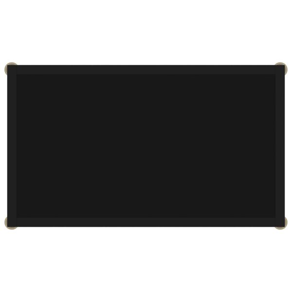 vidaXL Konzolový stolek černý 60 x 35 x 75 cm tvrzené sklo