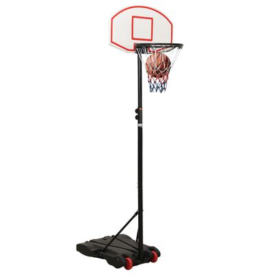 vidaXL Basketbalový koš bílý 216–250 cm polyethylen
