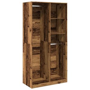 vidaXL &Scaron;atn&iacute; skř&iacute;ň old wood 100 x 50 x 200 cm kompozitn&iacute; dřevo