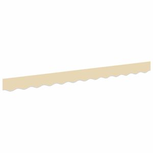 vidaXL N&aacute;hradn&iacute; lem mark&yacute;zy Kr&eacute;mov&aacute; pruhovan&aacute; 230 x 20 cm Polyester