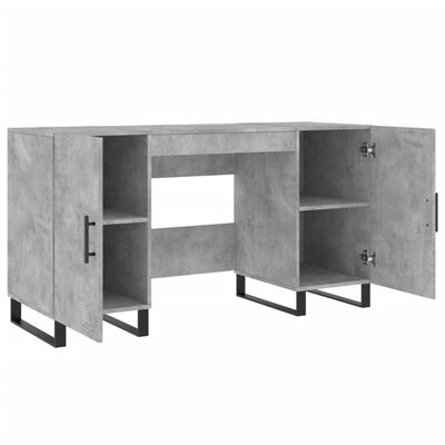 vidaXL Psací stůl betonově šedý 140 x 50 x 75 cm kompozitní dřevo